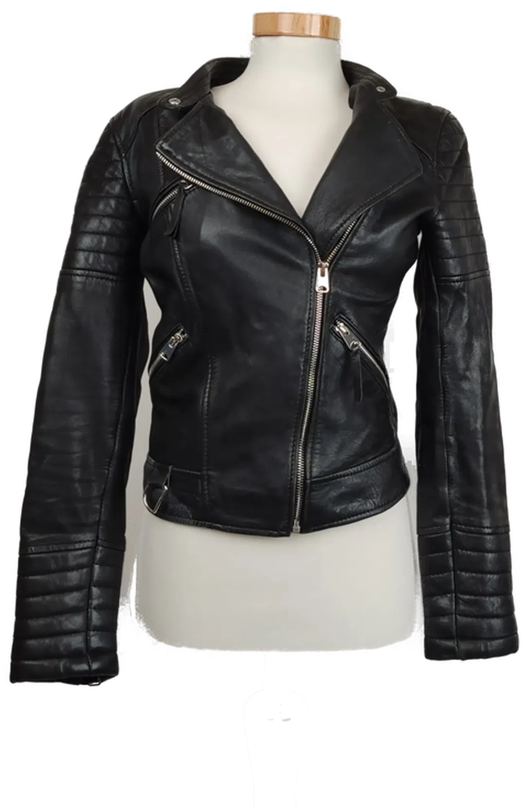 Zara Damen Biker Jacke schwarz Gr. XS - Bild 1