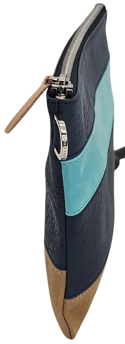 Max V. Koenig Damen Kulturbeutel, marine/türkis/beige - Bild 3