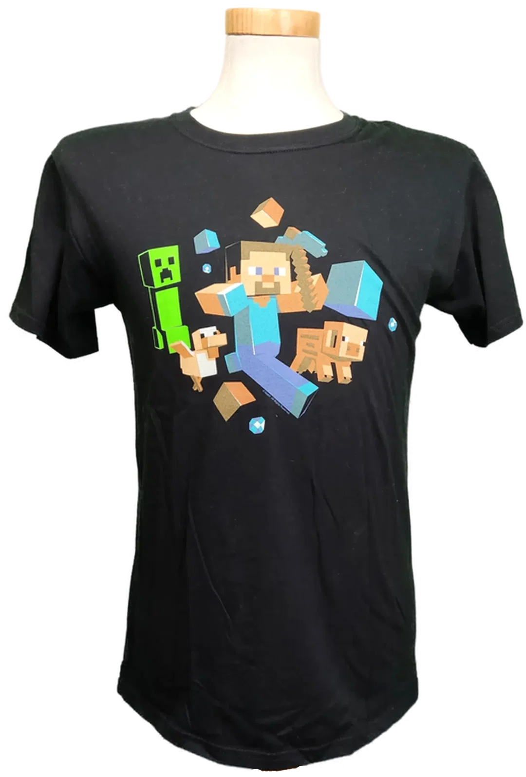 Minecraft Herrenrshirt schwarz Gr. M – Bild 1