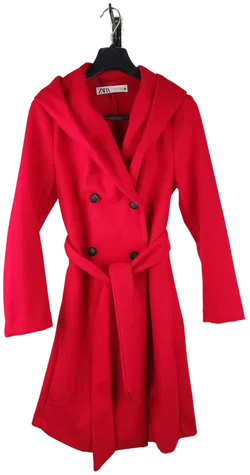 Zara Damen Outdoor Mantel - Rot XS - Neuwertig, Übergangsjacke - Bild 2