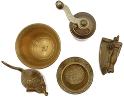 Vintage Messing-Deko-Set (5-teilig) – Vorschau 2