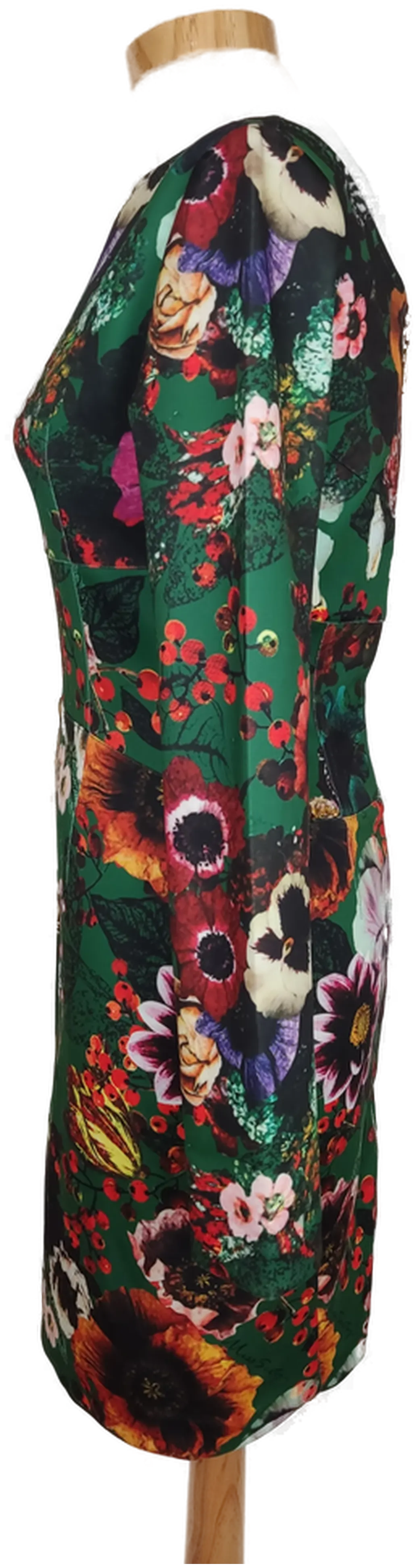 Miss Sixty Damen Kleid grün geblümt - XS/34 – Bild 3