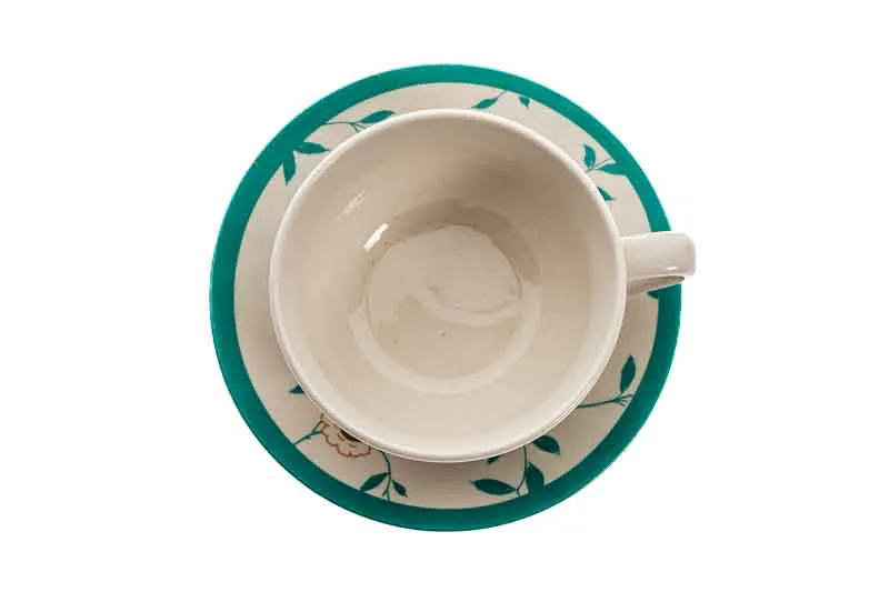 4 Tassen Teetassen & Unterteller Laura Ashley Blumenmotiv – Bild 2