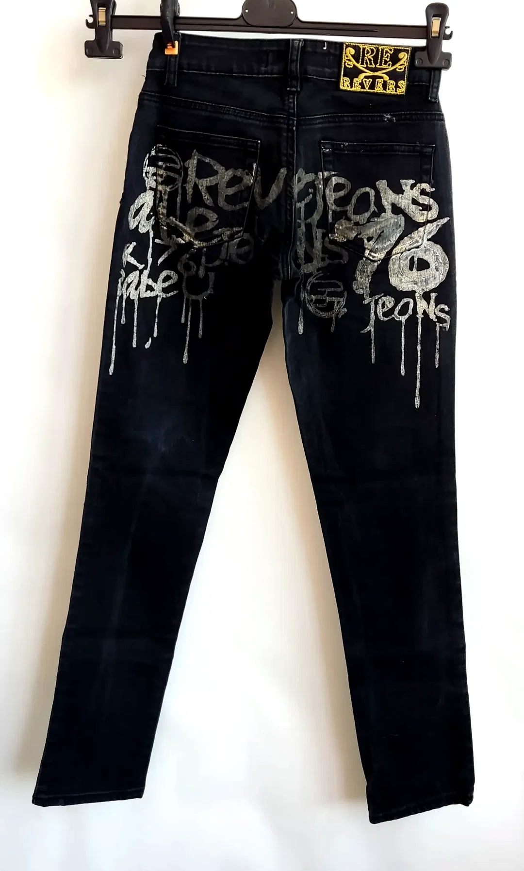 Reverse Damenjeans, schwarz - Gr. XS/34 – Bild 2