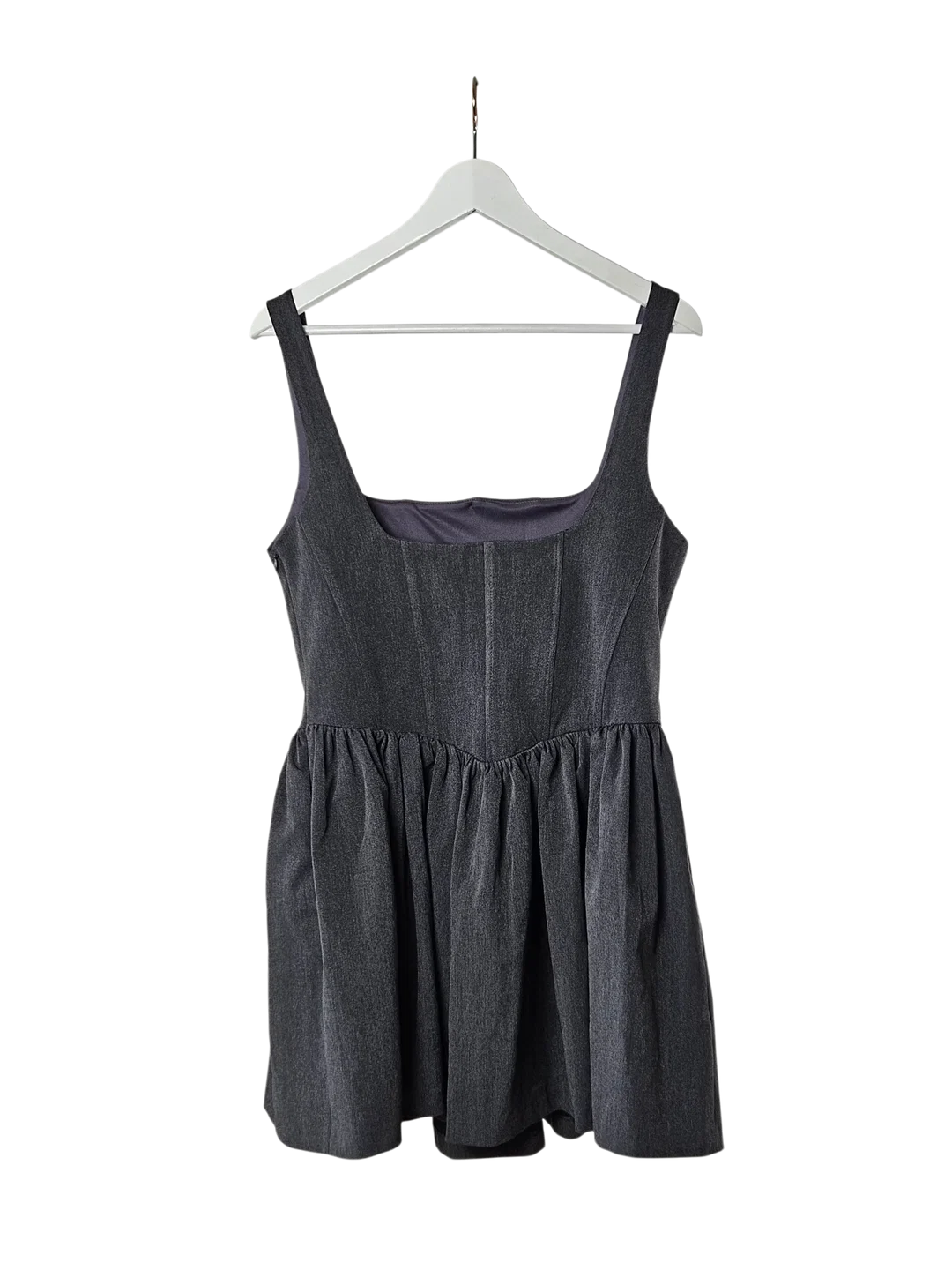 ZARA Damen Minikleid, grau - Gr. L / 40 – Bild 2