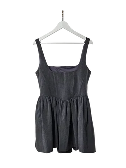 ZARA Damen Minikleid, grau - Gr. L / 40 - Bild 2