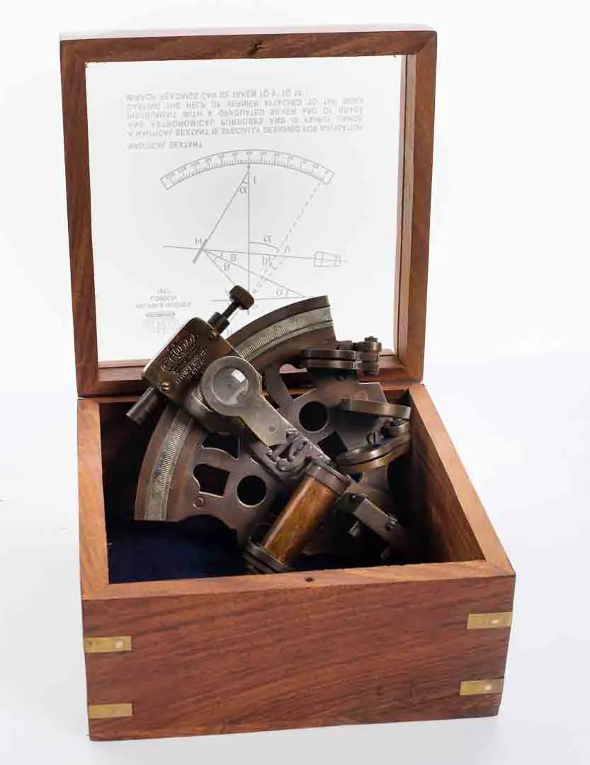 Vintage Wunder der Technik Sextant von Kelvin & Hughes v. 1917 – Bild 4