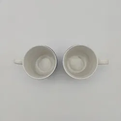 2er Tasssen Set mit Blumenmuster - Bild 2