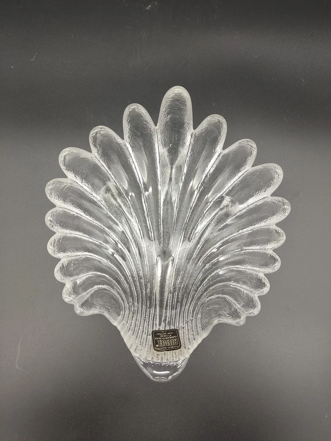 Riedel Bleikristallschale in Muschelform -  23cm x 20cm – Bild 4