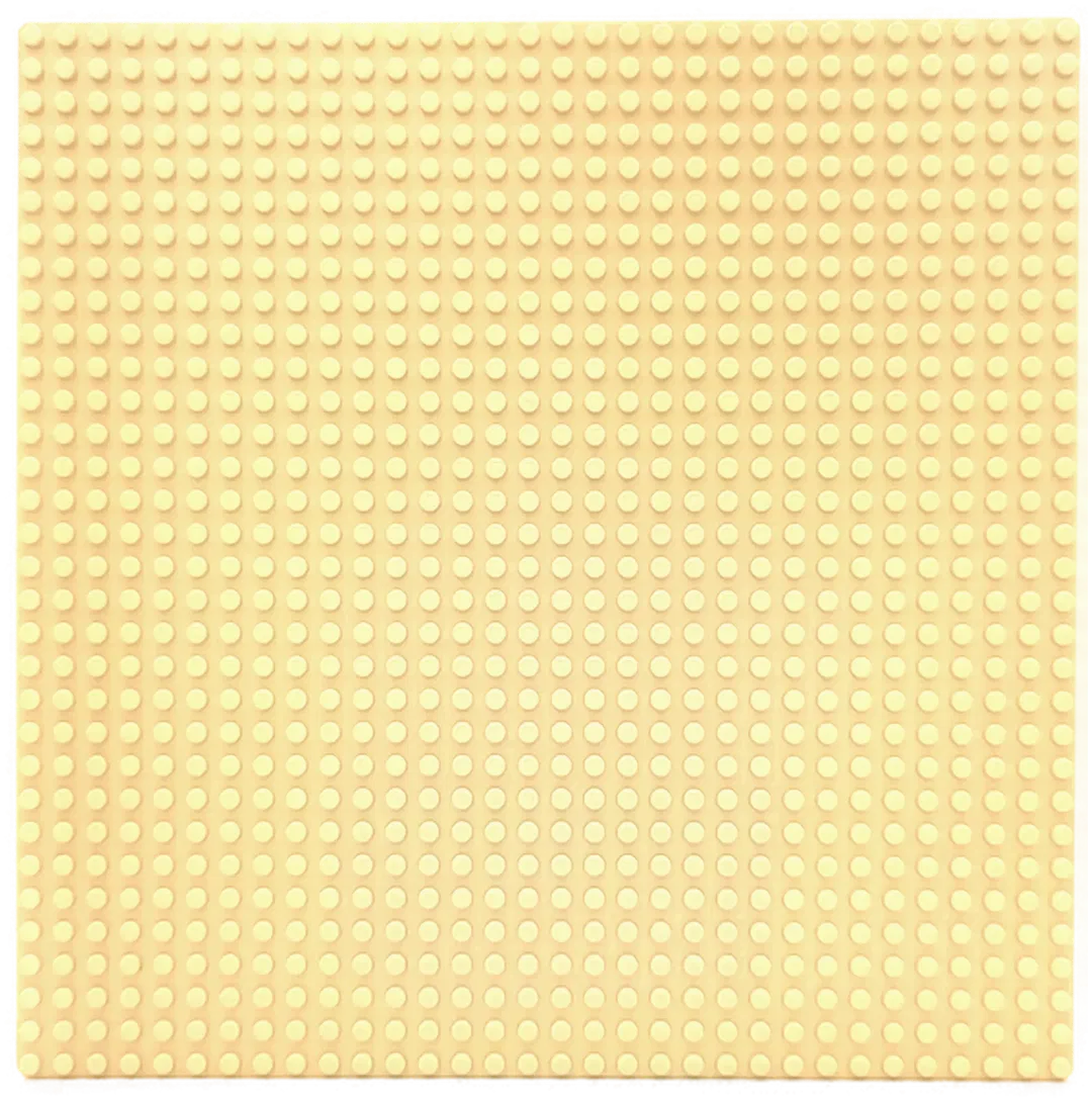 LEGO Grundplatte 25,5 x 25,5 cm beige - Bild 4