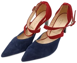 Peter Kaiser Damenpumps blau/rot Gr. 6