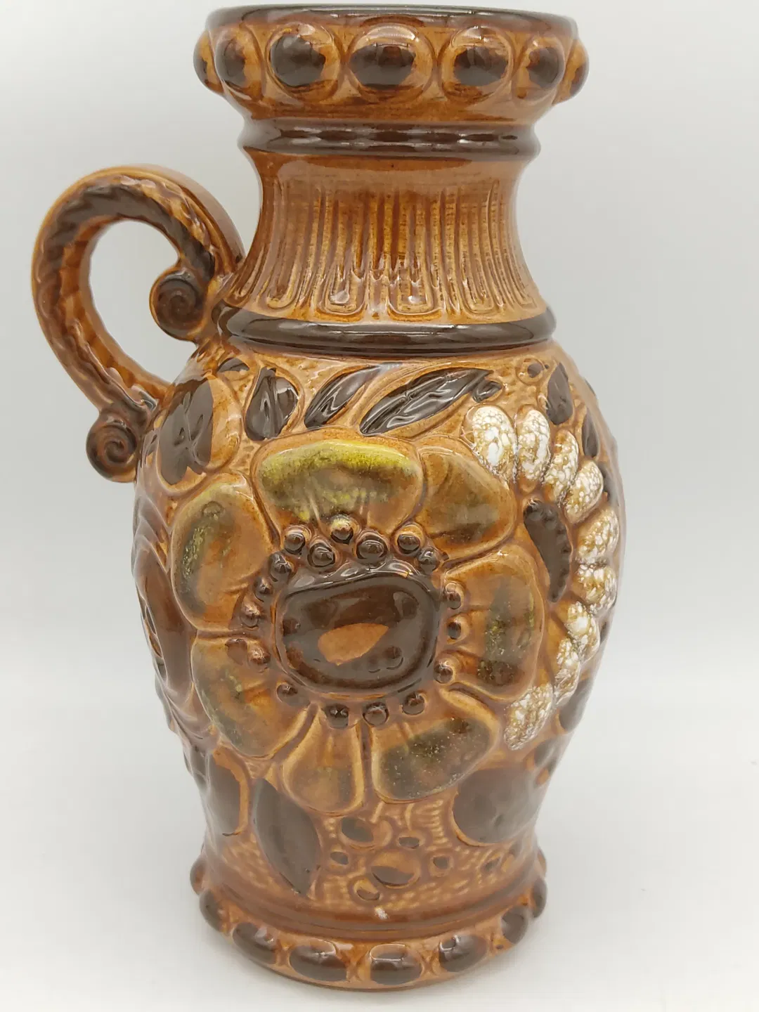 Vintage  Ton Vase aus den 80er - Bild 4