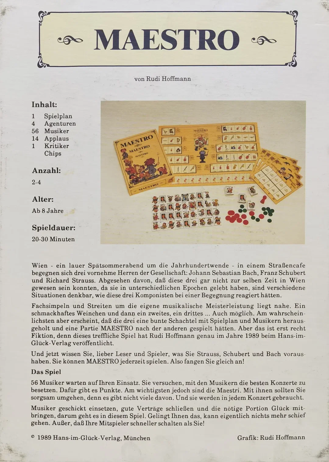 Maestro - Vintage Gesellschaftsspiel - Hans im Glück  – Bild 2