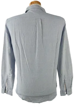 Pull & Bear Herrenhemd blau, weiß gestreift - Gr. M - Bild 3