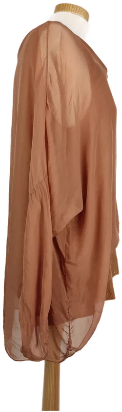 Pura Peta Damenbluse braun mit Pailletten - M/38 - Bild 3