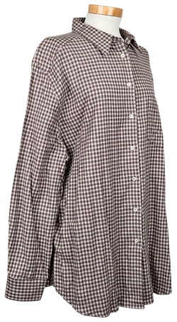 Mauro Aureli Vintage Damen Hemd, kariert - Gr. XXXL / 46 - Bild 2