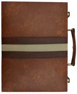 Backgammon-Spiel im Kunstlederkoffer klein - Bild 3