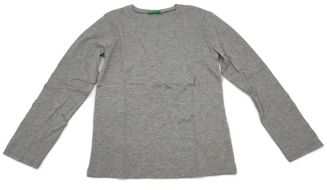 United Colors of Benetton Kindershirt grau Gr. S - Bild 4