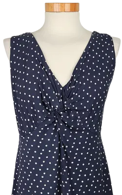 Tom Tailor Damen Midikleid, marine - Gr. M - Bild 4