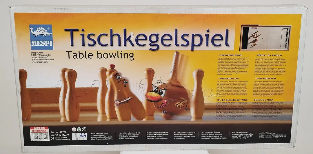 Tiroler Tischkegelspiel MESPI-Sterzing | Traditionsspiel – Bild 2
