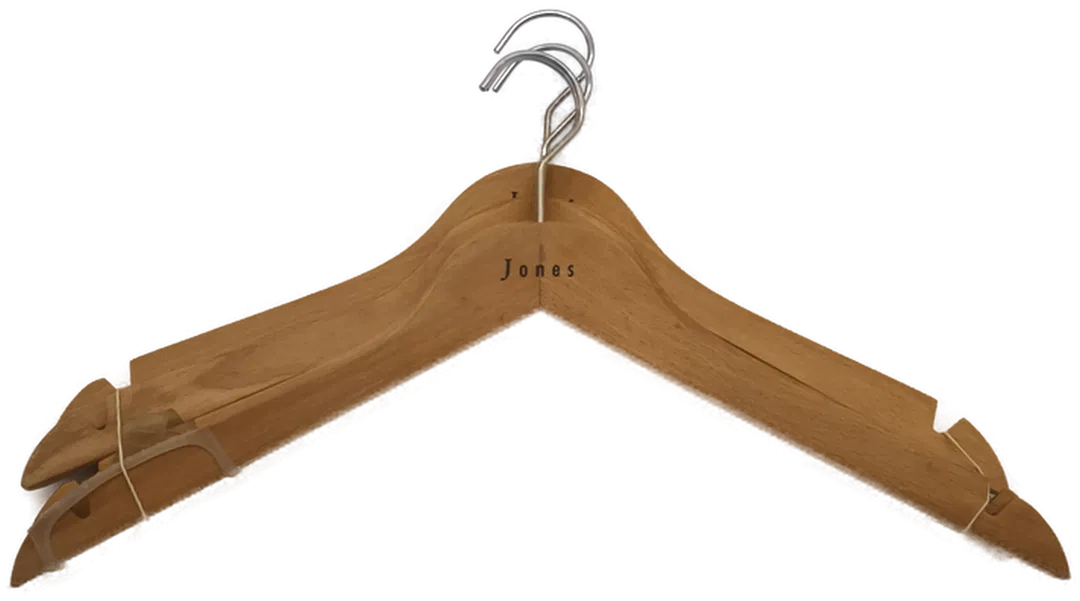 Kleiderbügel Holz, 4 Stk. - Bild 1