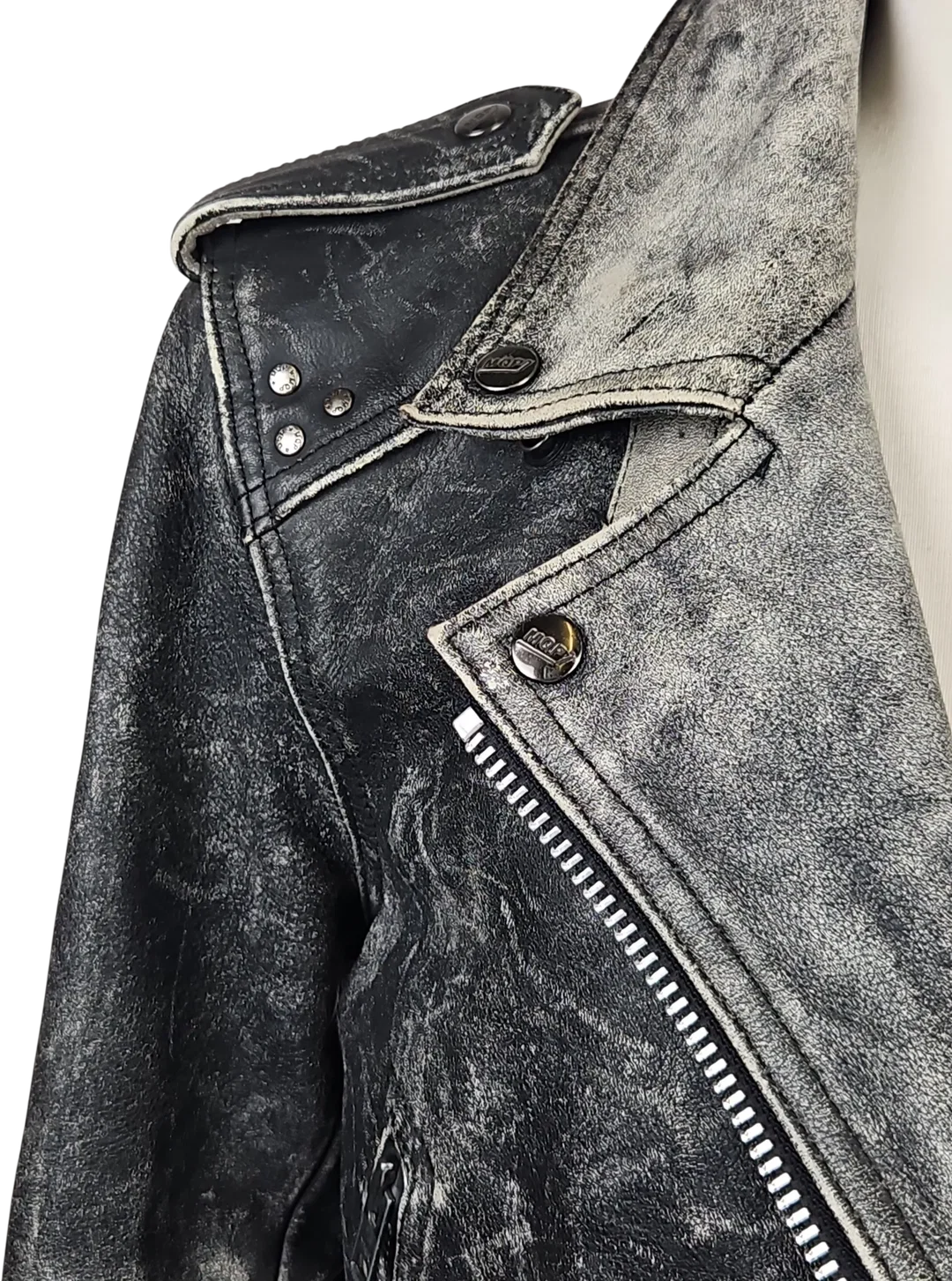 MQP Damen Lederjacke, schwarz - Gr. L – Bild 4