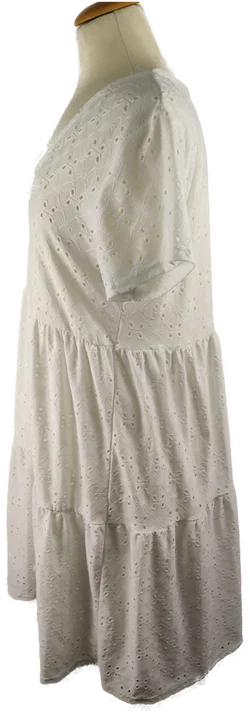 Minikleid Sonstige Viskose Gr. 42 Unifarben | Sommerleicht - Bild 2