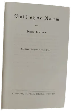 Volk ohne Raum - Bild 2