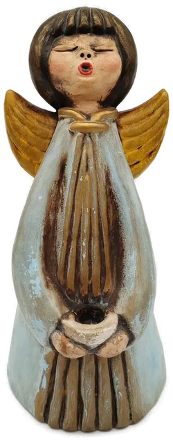 Original Bozner Thun Engel mit Kerzenhalterung - ca. 25cm hoch - Bild 1