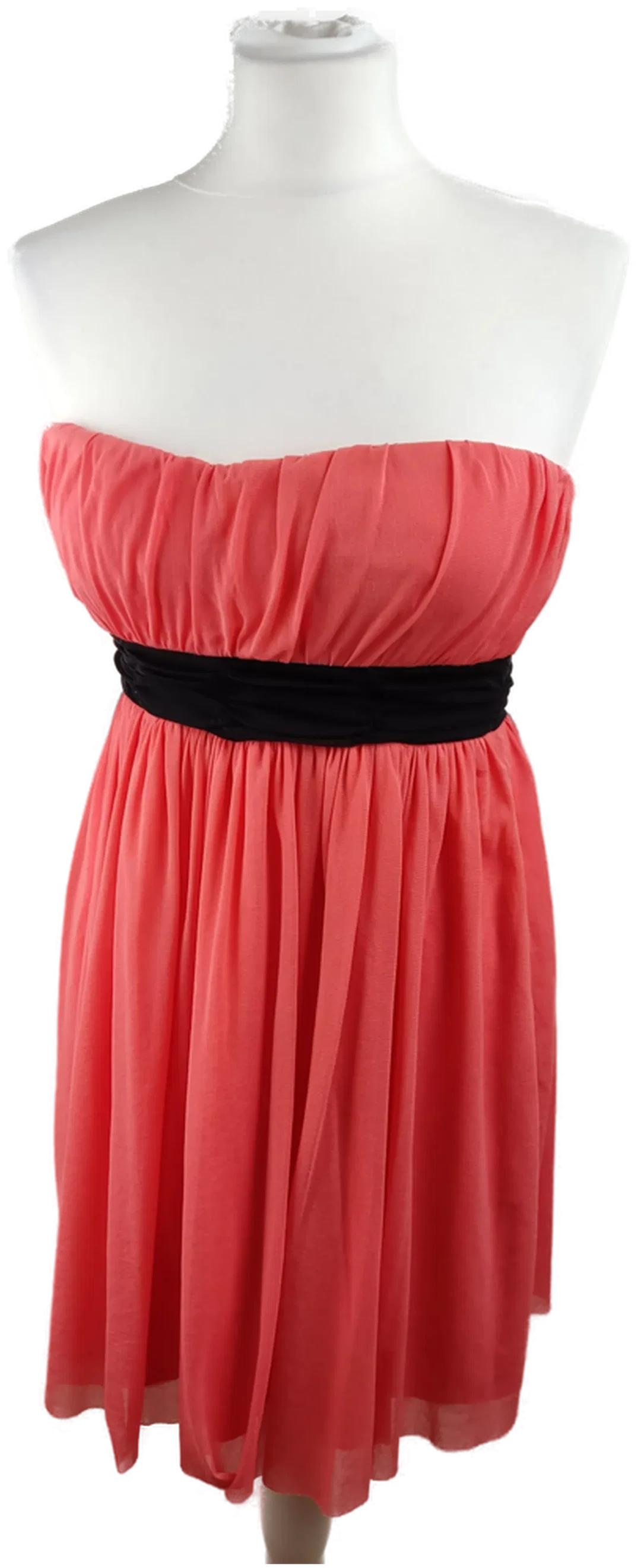 TALLY WEiJL Midikleid in Koralle mit Schwarzer Taille | Romantik-Look – Bild 1