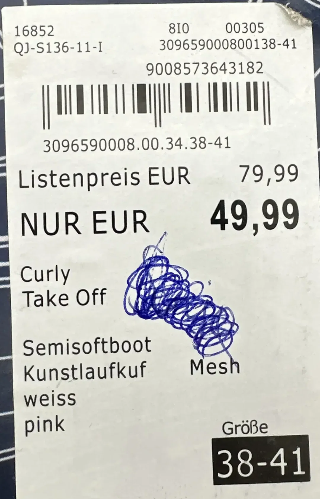 Kinder Eislaufschuhe Größenverstellbar - 38-41 – Bild 4