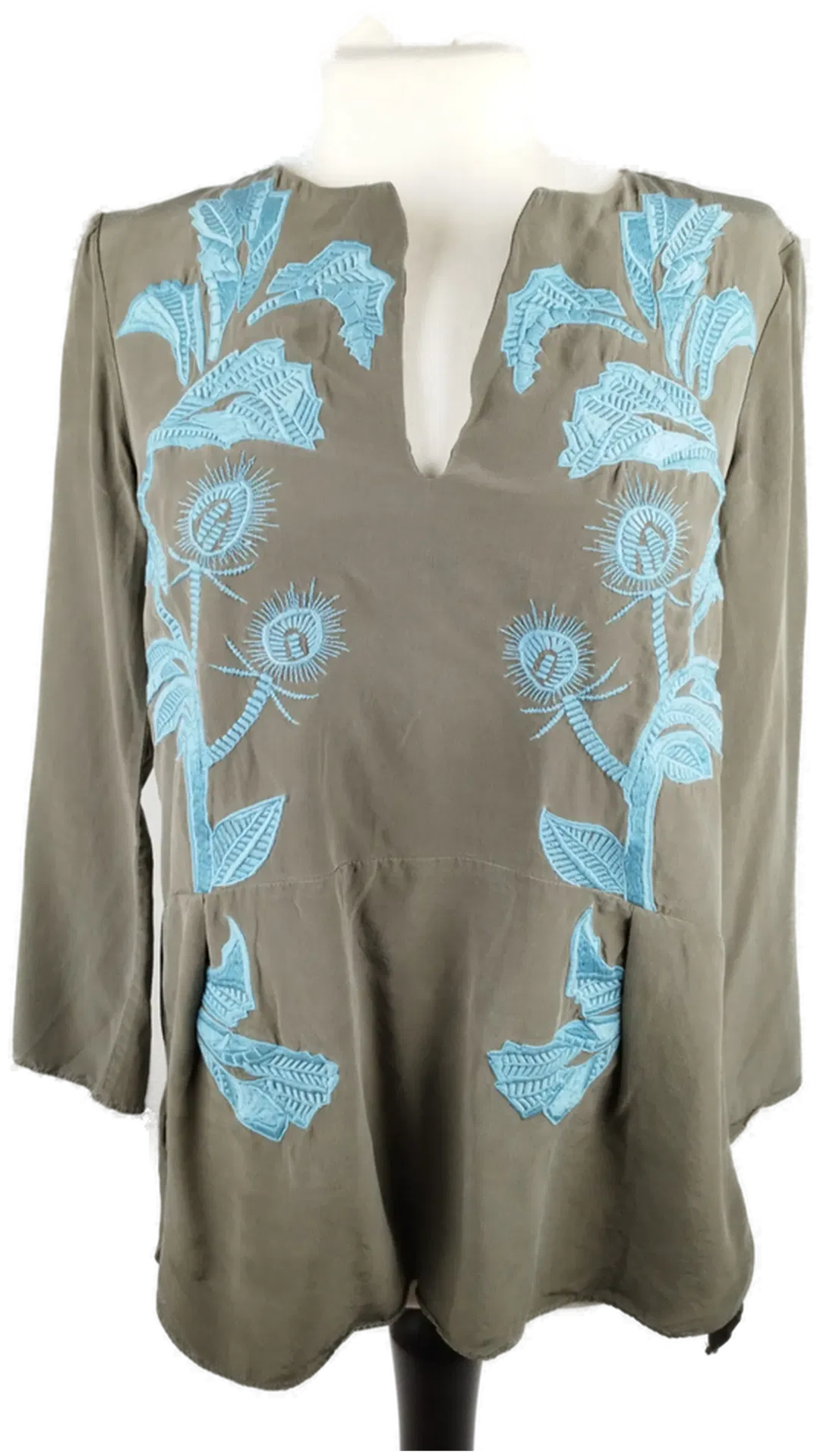 Schumacher Bluse - Gr. 36 / 100% Seide - Bild 1