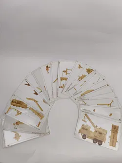 Matador Konvolut Holzspielzeug mit Bauanleitungen ca. 4,4 kg - Bild 6