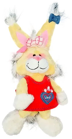 Diddl Mimihopps Stofftier mit rotem Kleid - Bild 1