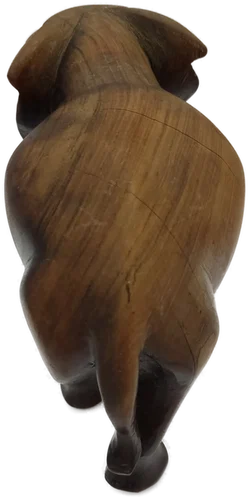 Holz-Elefantenfigur Handgearbeitet | Einmaliges Unikat – Vorschau 7
