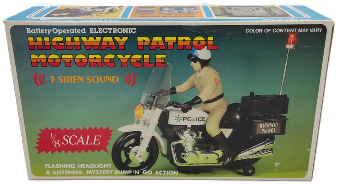Highway Patrol Motorcycle - Vintage Toys - Bild 1