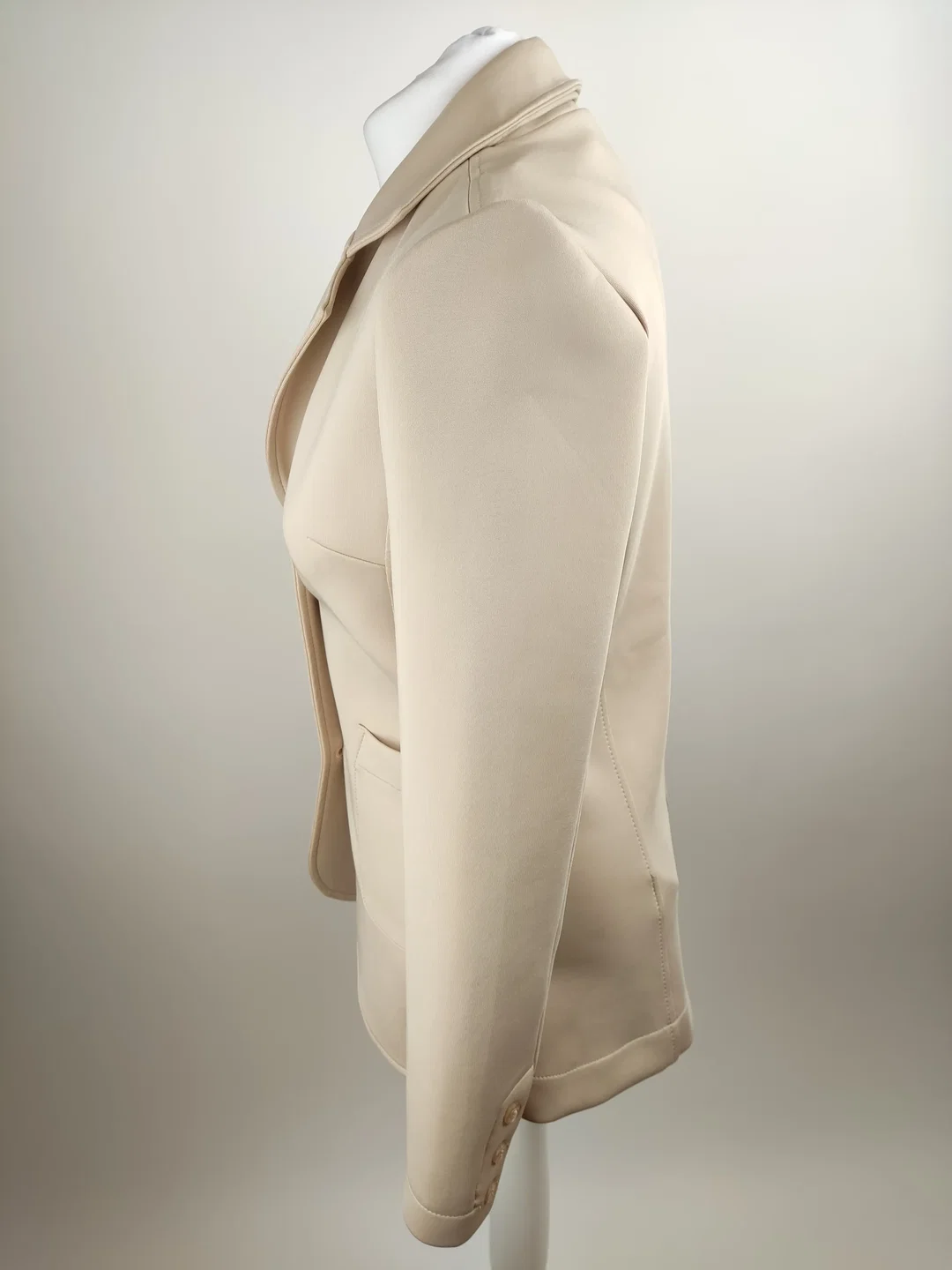 Blazer Albe Moda Creme Polyester Gr.34 | Wie Neu – Bild 2