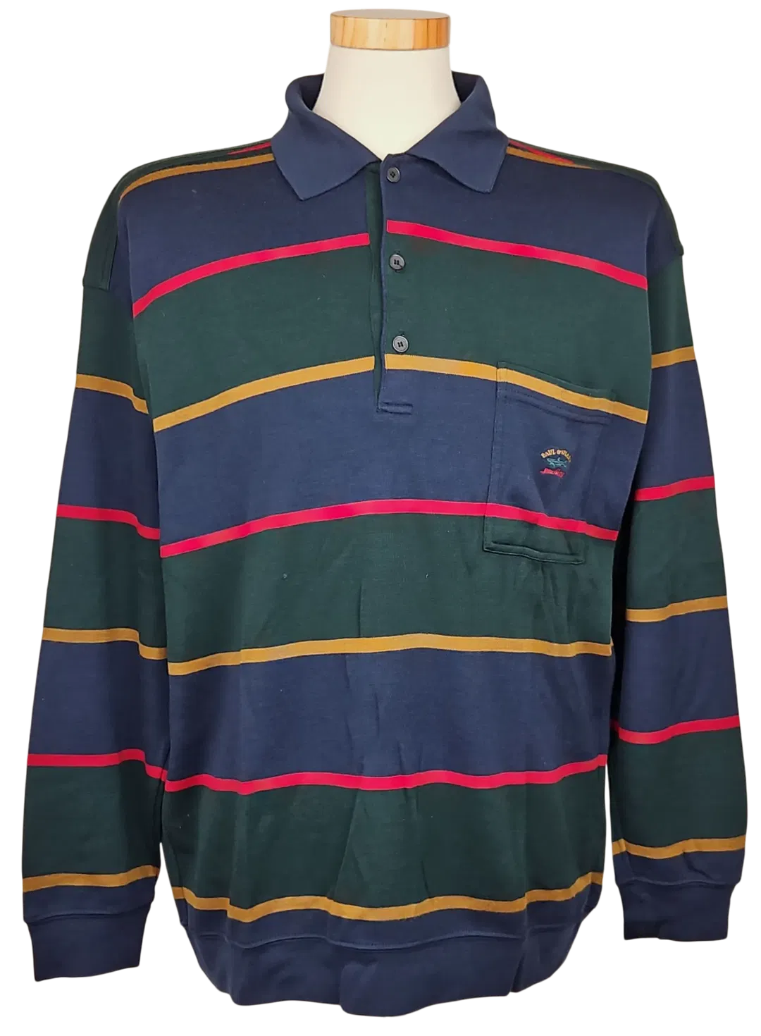 PAUL & SHARK Yachting Herren Pullover, blau/grün - Gr. XXL  - Bild 1