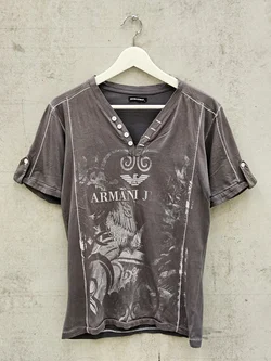  Emporio Armani Y2K Herren-Shirt, grau - gr. L 
