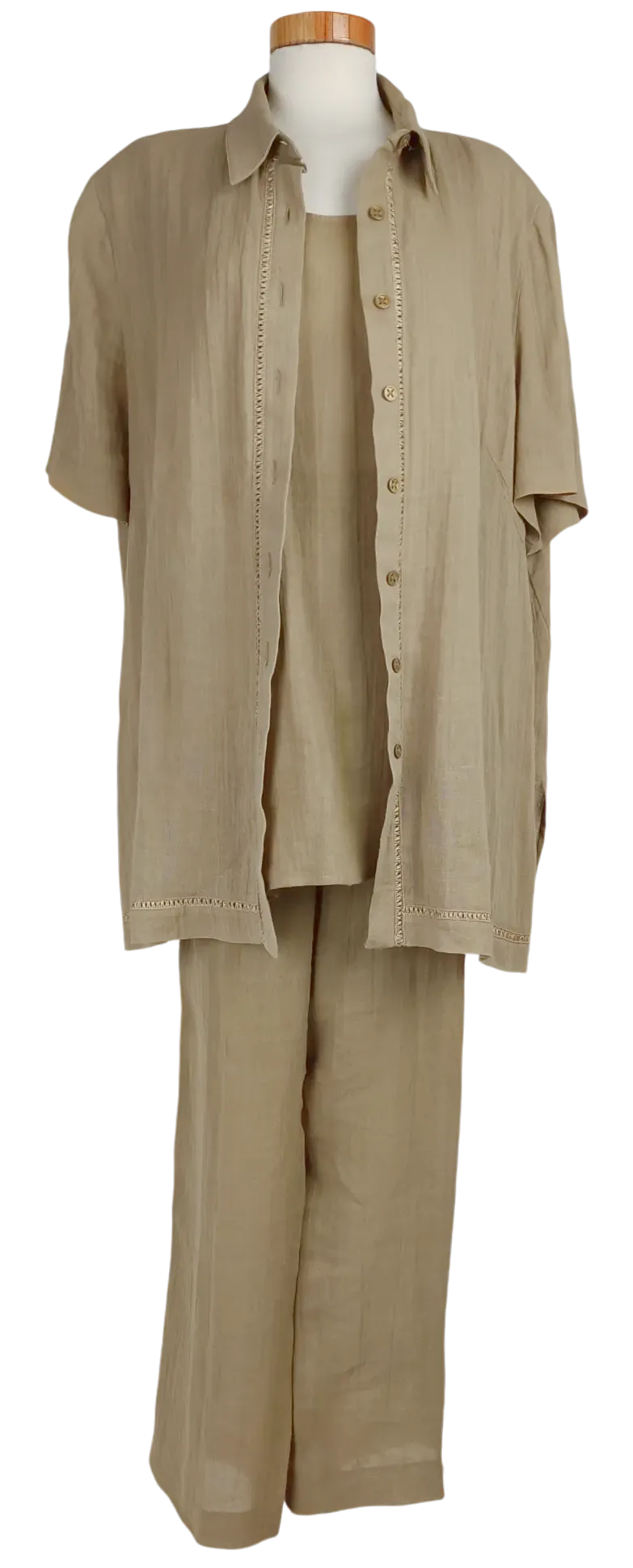 Vintage Piu' Donna Damen 3-Teiler, schlamm - Gr. XXL  - Bild 4