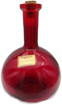 Rote Glaskaraffe von Joska  | Bayerische Schnapsflasche  - Bild 1