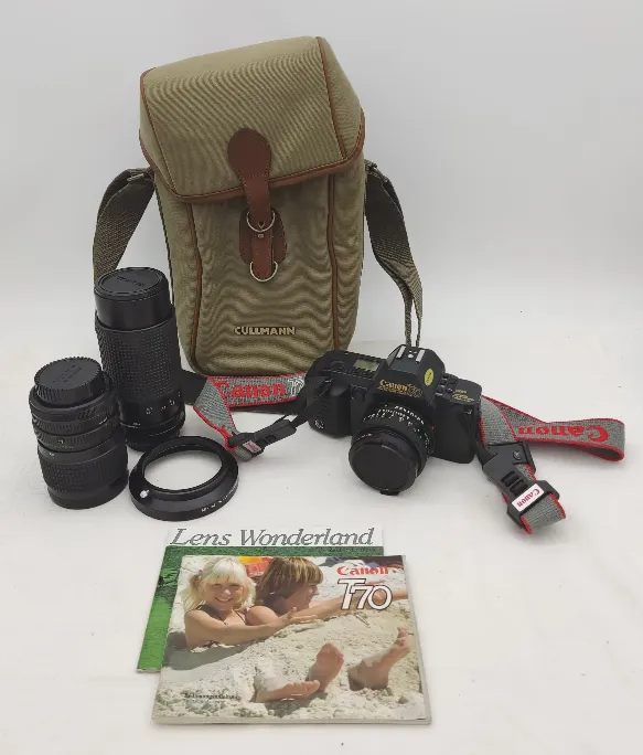 Canon T70 Spiegelreflexkamera Set – Bild 2
