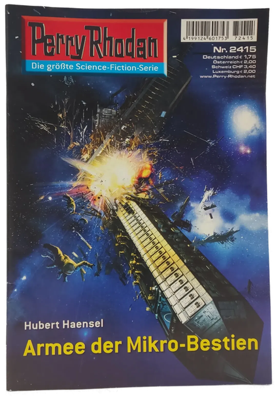 Romanheft Perry Rhodan Armee der Mikro-Bestien Erstauflage Nr.2415 - Bild 2