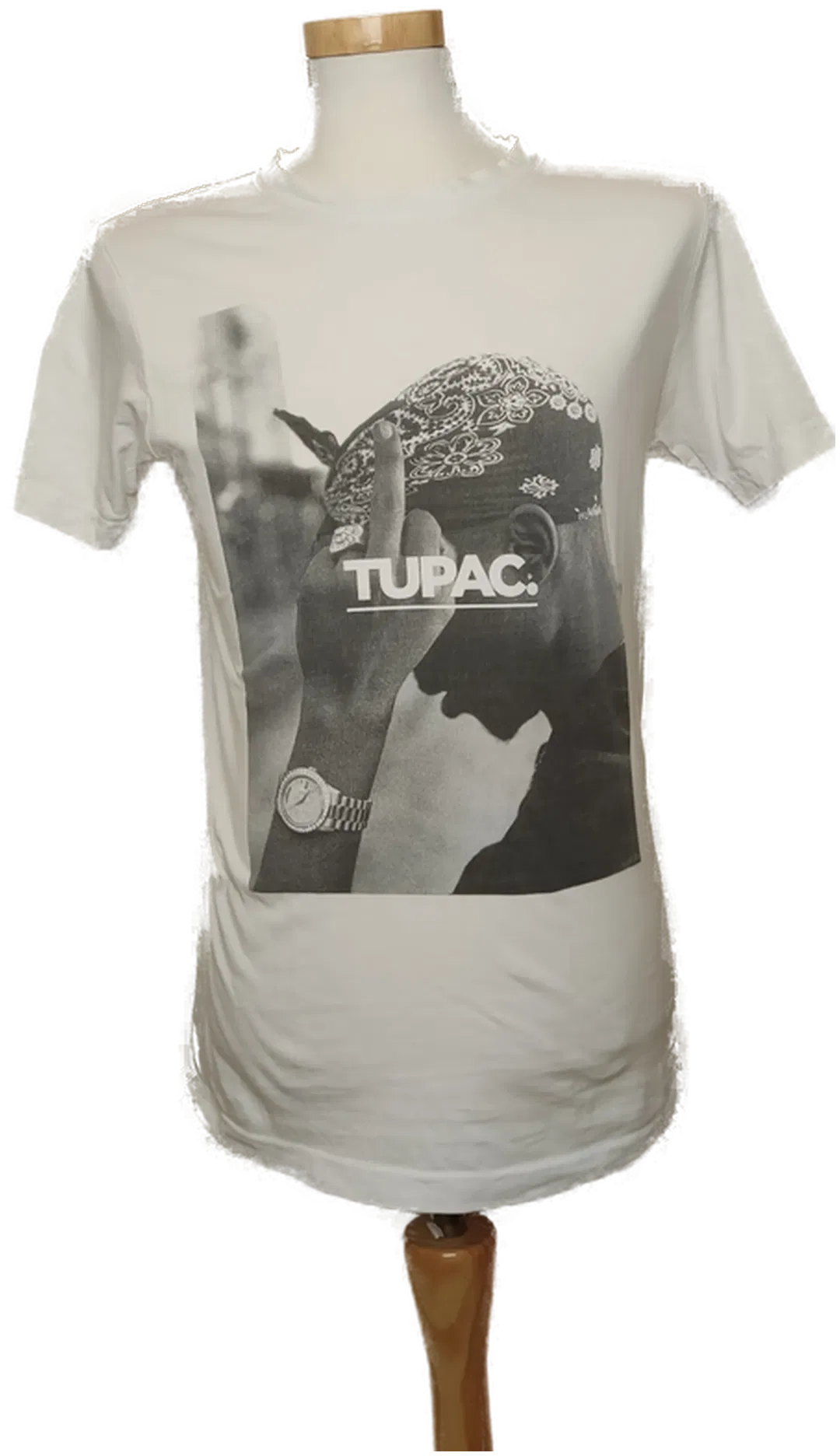 2PAC / TUPAC. Herren T-Shirt weiß Gr. S - Bild 4