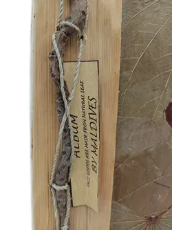 Fotoalbum handmade aus Naturmaterialien Maledives - Bild 4