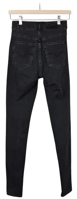 Levis Mile High Super Skinny Damen Jeans, schwarz - Gr. W26/L32 – Vorschau 2