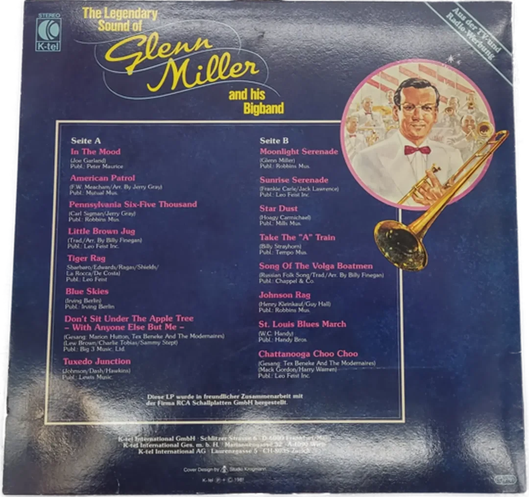 LP The Legendary Sound of Glenn Miller and his Bigband – Bild 2