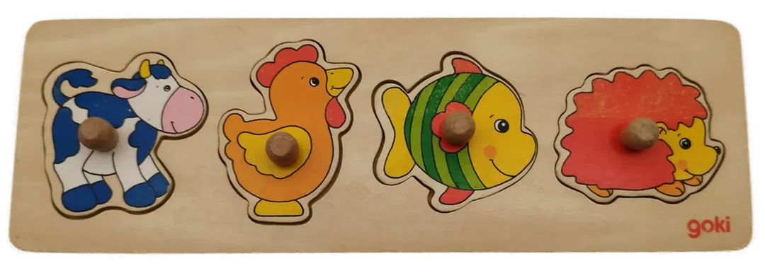 goki Tier-Puzzle - für die ganz Kleinen! - Bild 1