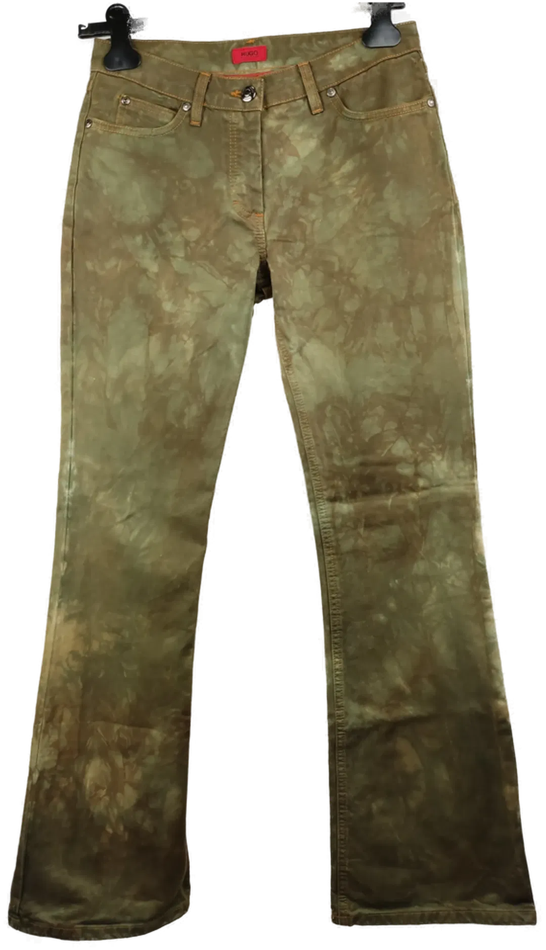 Hugo Boss Damenhose camouflage grün - W 28/L 34 - Bild 1