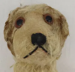 Antikes Stofftier - Hund - Bild 3